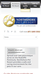 Mobile Screenshot of northshorepetresort.com.au